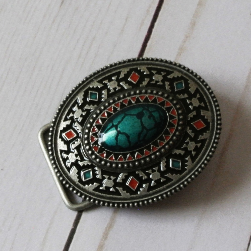 Southwest Boho Belt Buckle